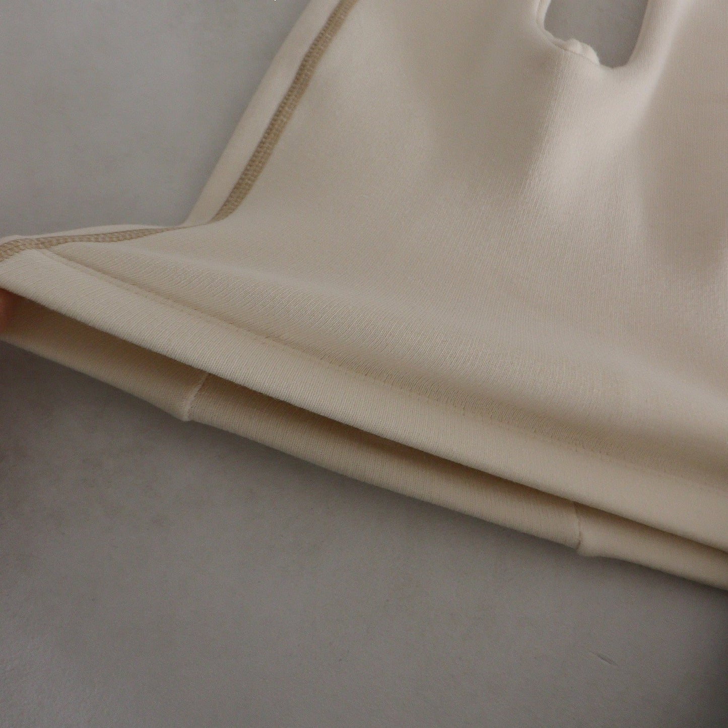 Baby Fleecy Stitch Leggings, Light Beige