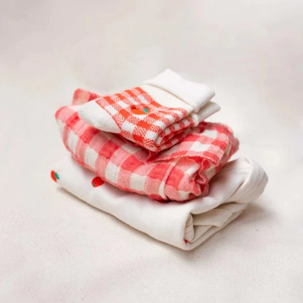 Baby Tomato Body and Vichy Accessories Set