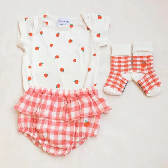 Baby Tomato Body and Vichy Accessories Set