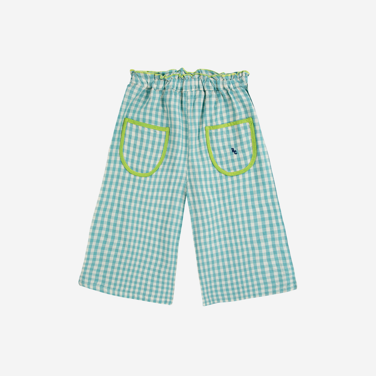 Vichy Woven Culotte Pants
