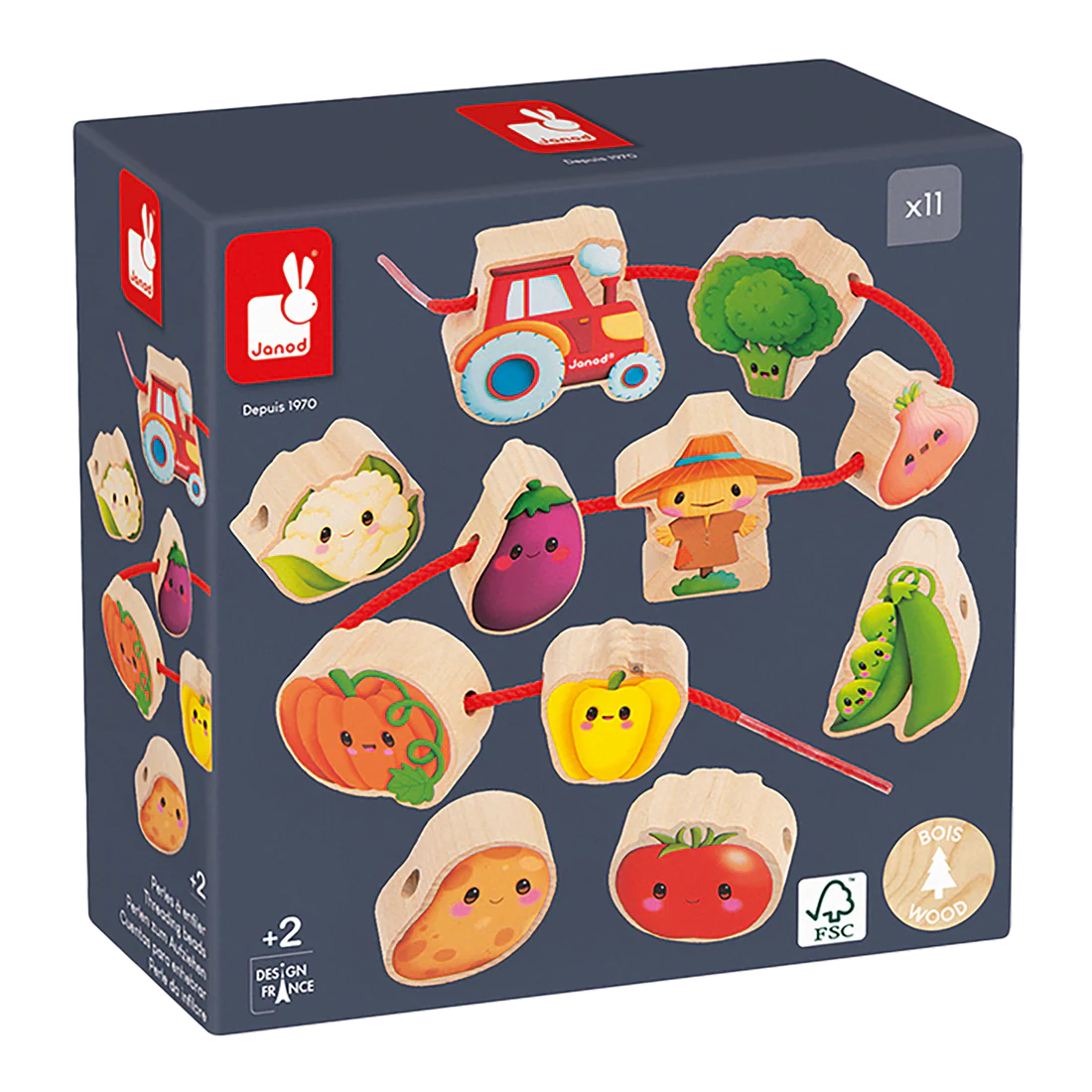 Thread-Your-Own Vegetables Beads