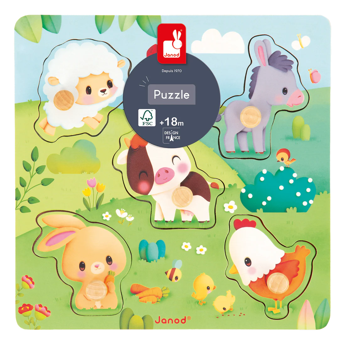 Farm Tactile Puzzle