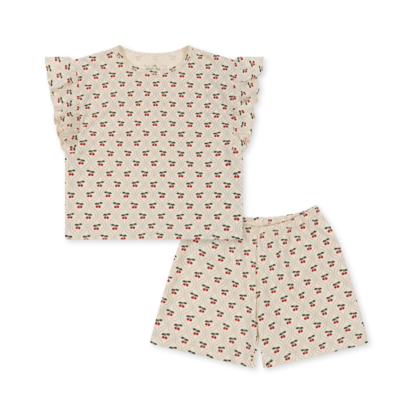 Lin Frill Set, Cherry Motif