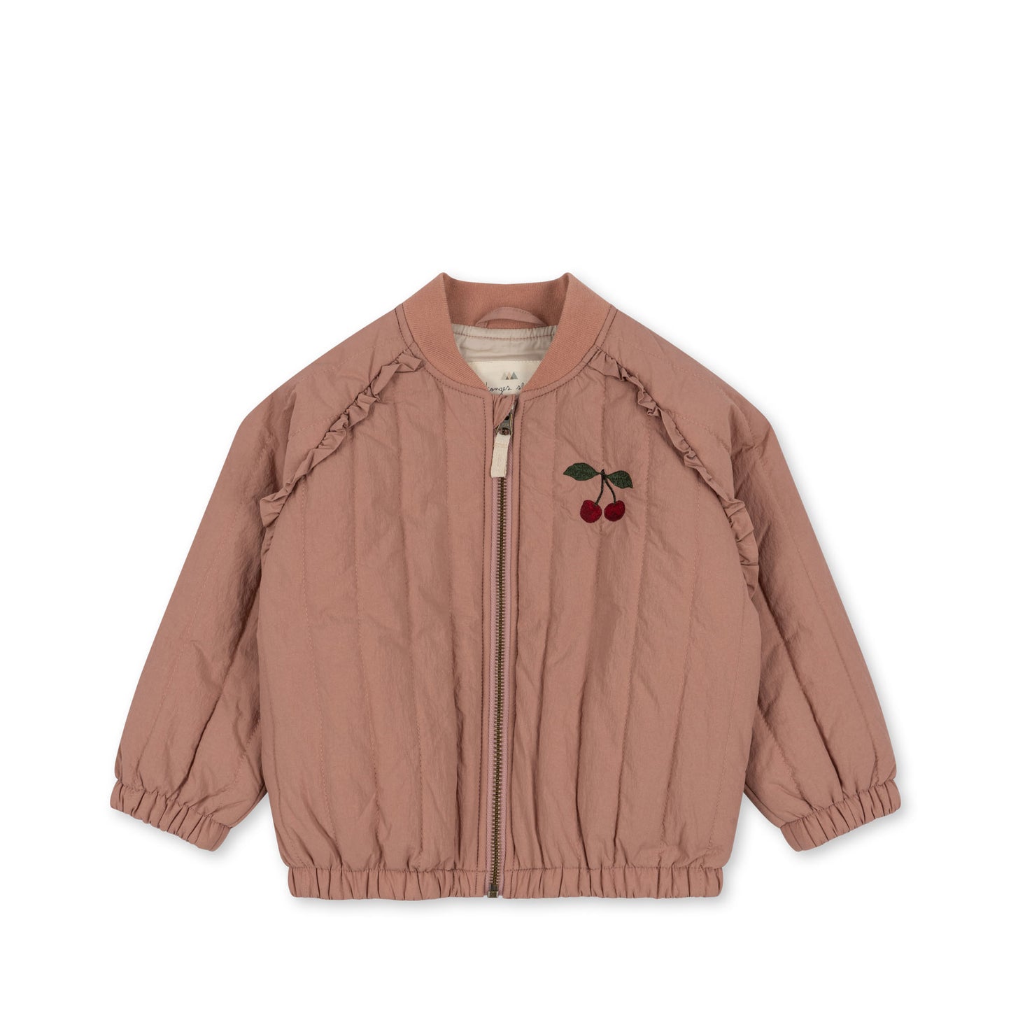 Juno Frill Bomber Jacket, Cameo Brown