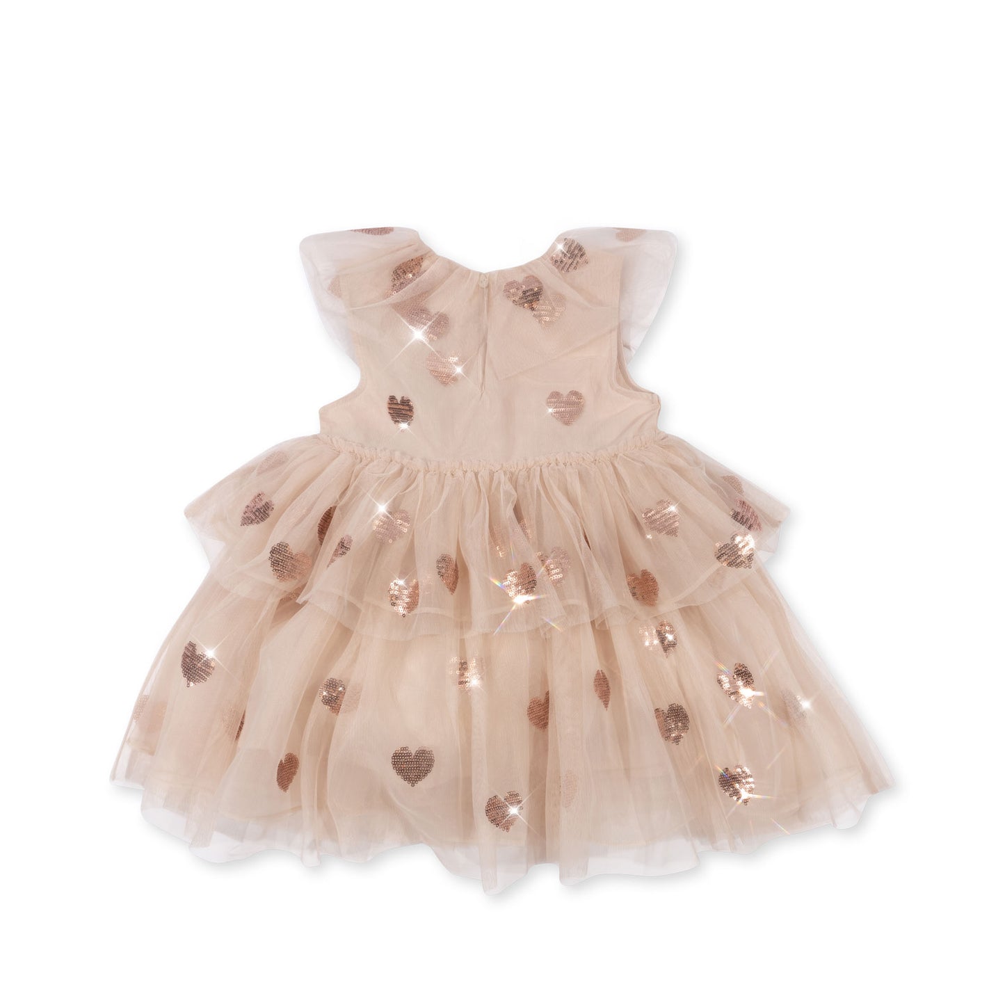 Yvonne Heart Sequins Dress, Coeur Sequins