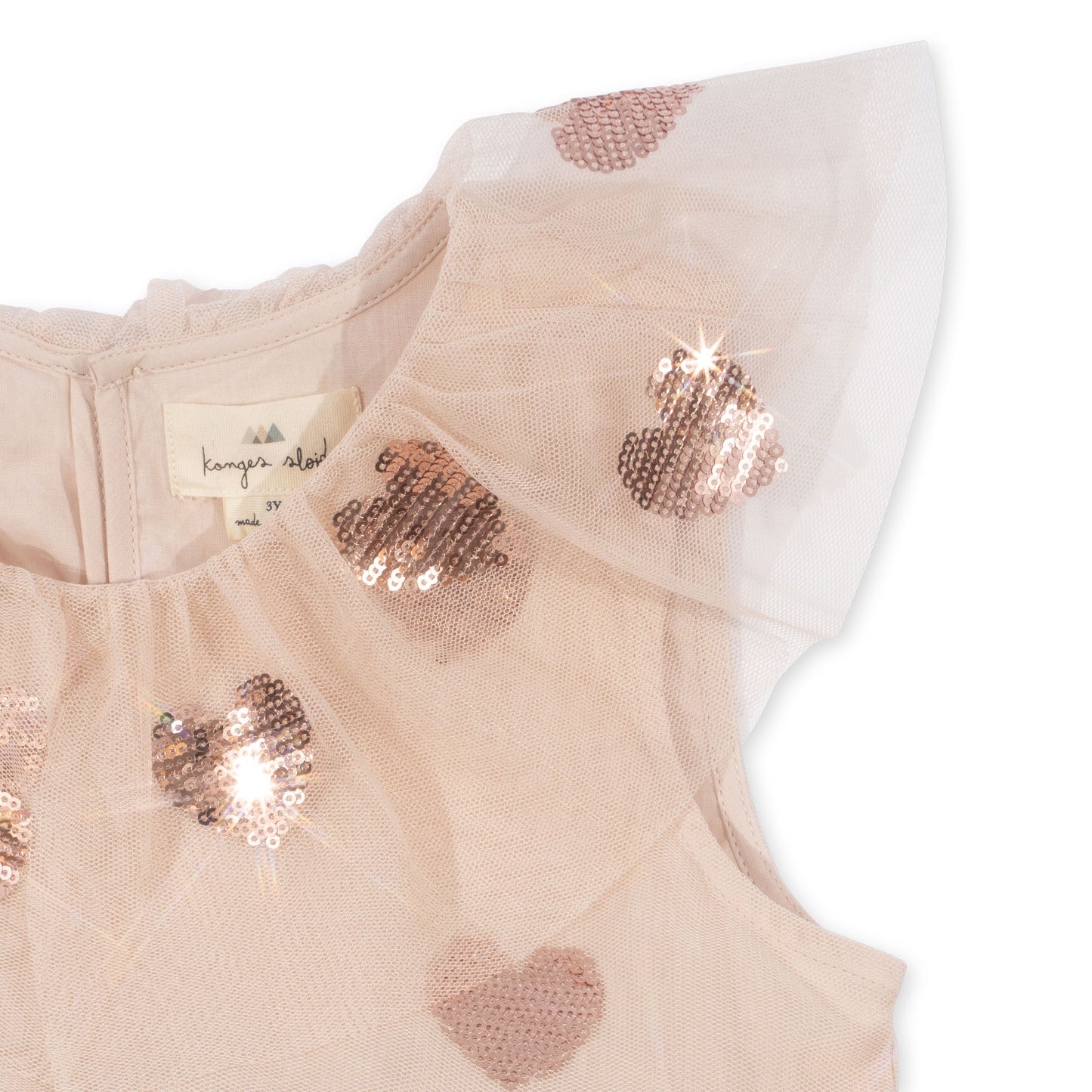 Yvonne Heart Sequins Dress, Coeur Sequins