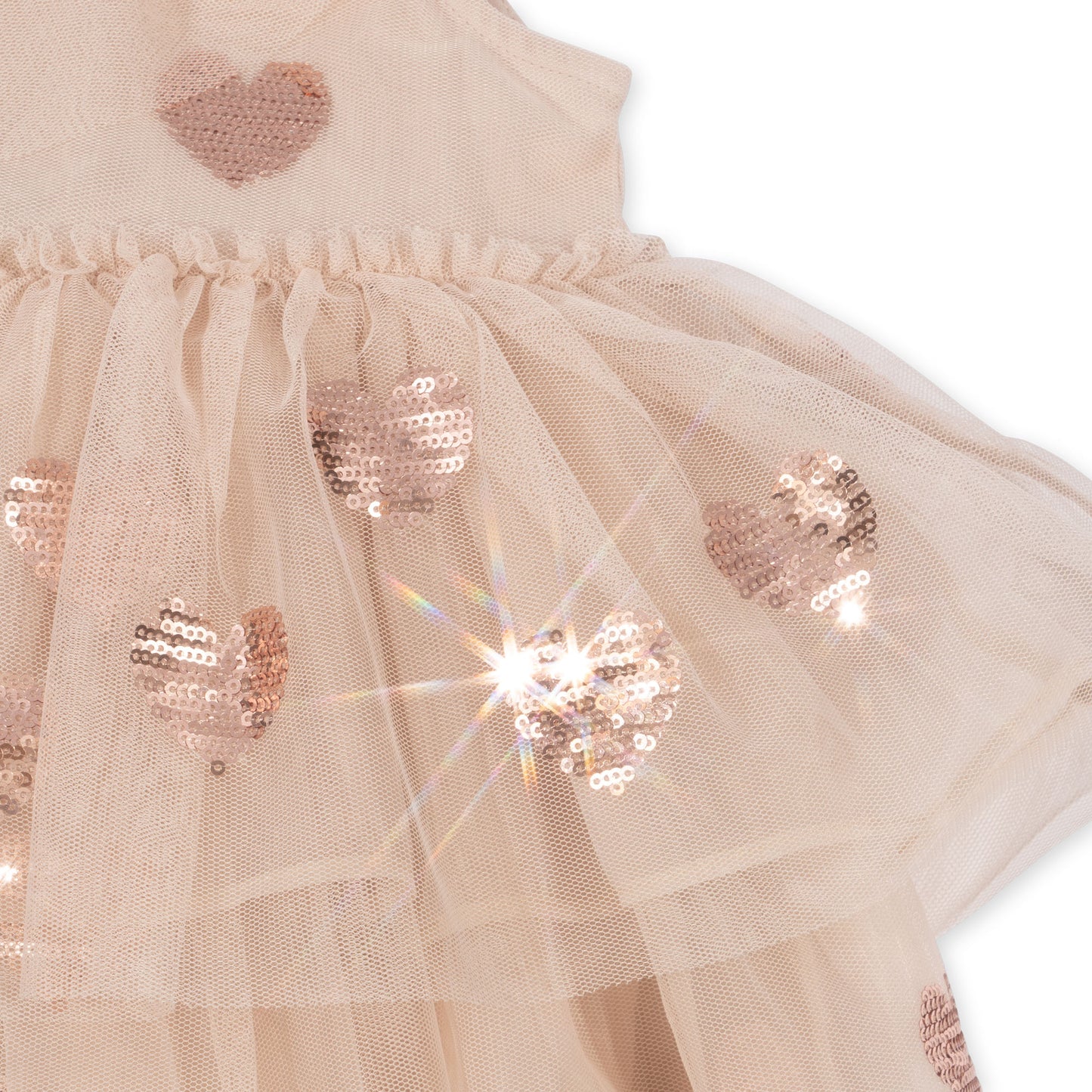 Yvonne Heart Sequins Dress, Coeur Sequins