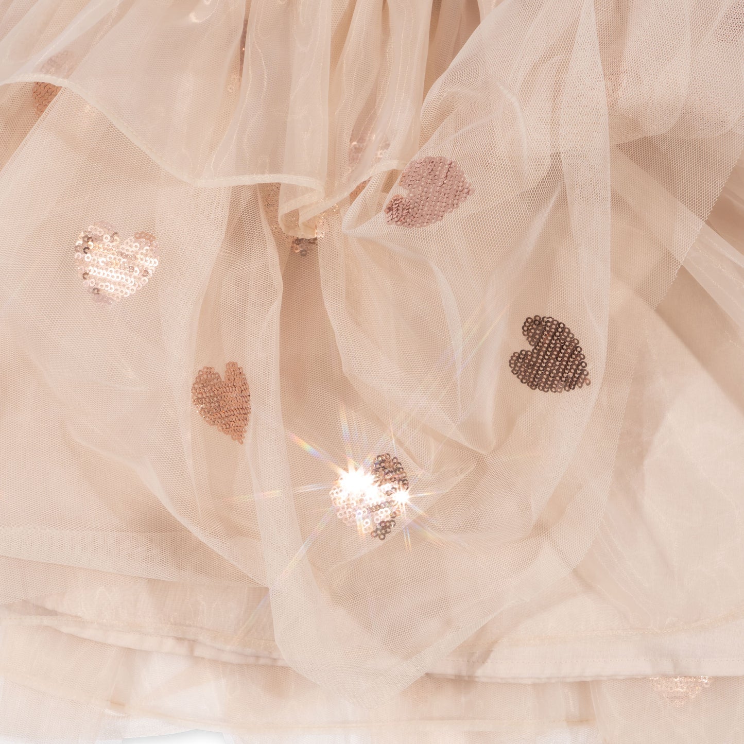 Yvonne Heart Sequins Dress, Coeur Sequins