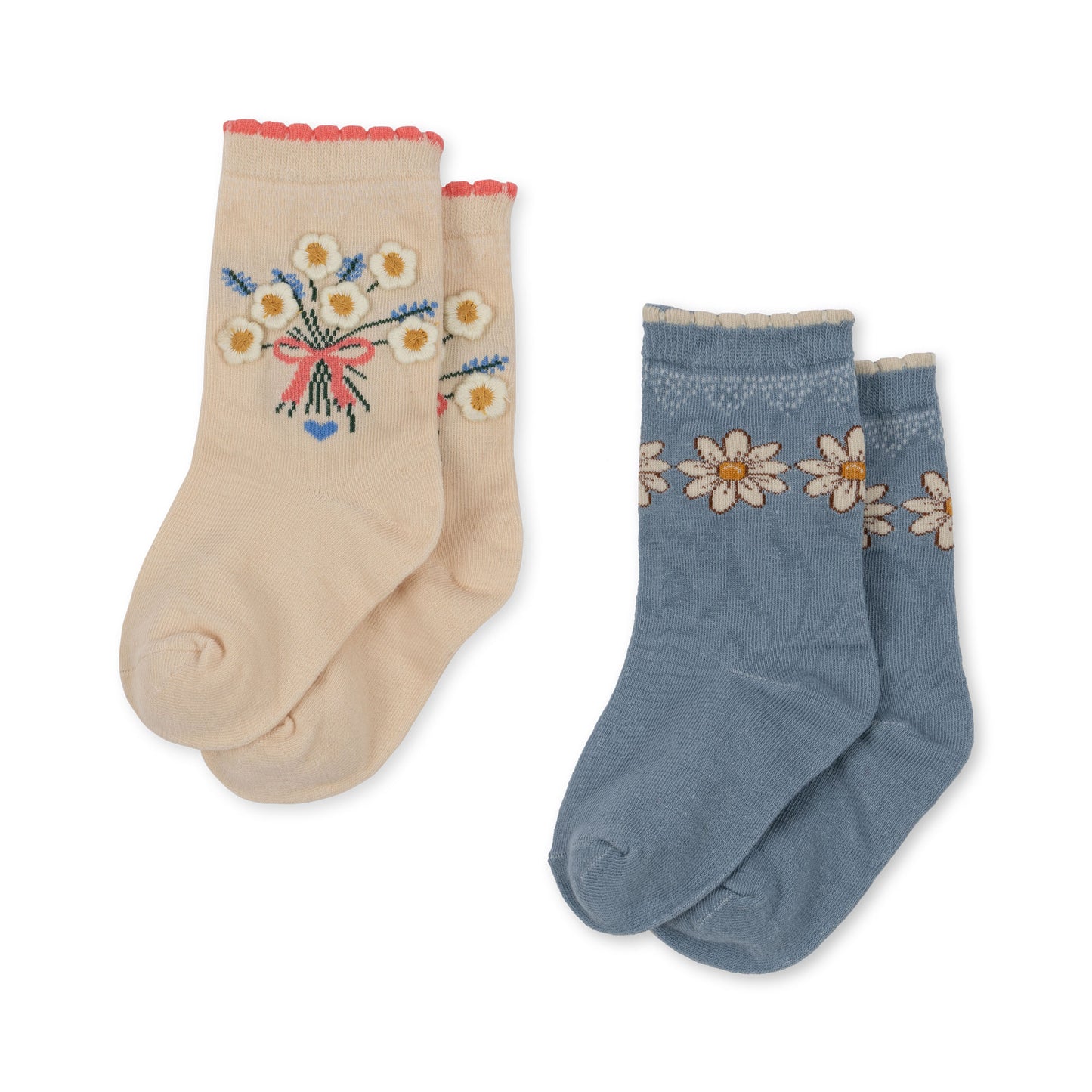 2 Pack Daisy Socks, Daisy Mix