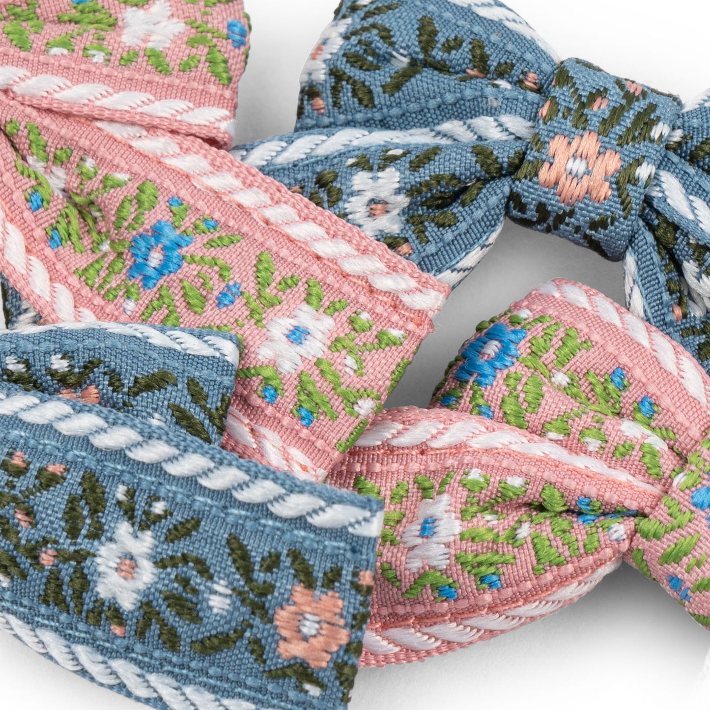 4 Pack Ribbon Bow Hair Clips