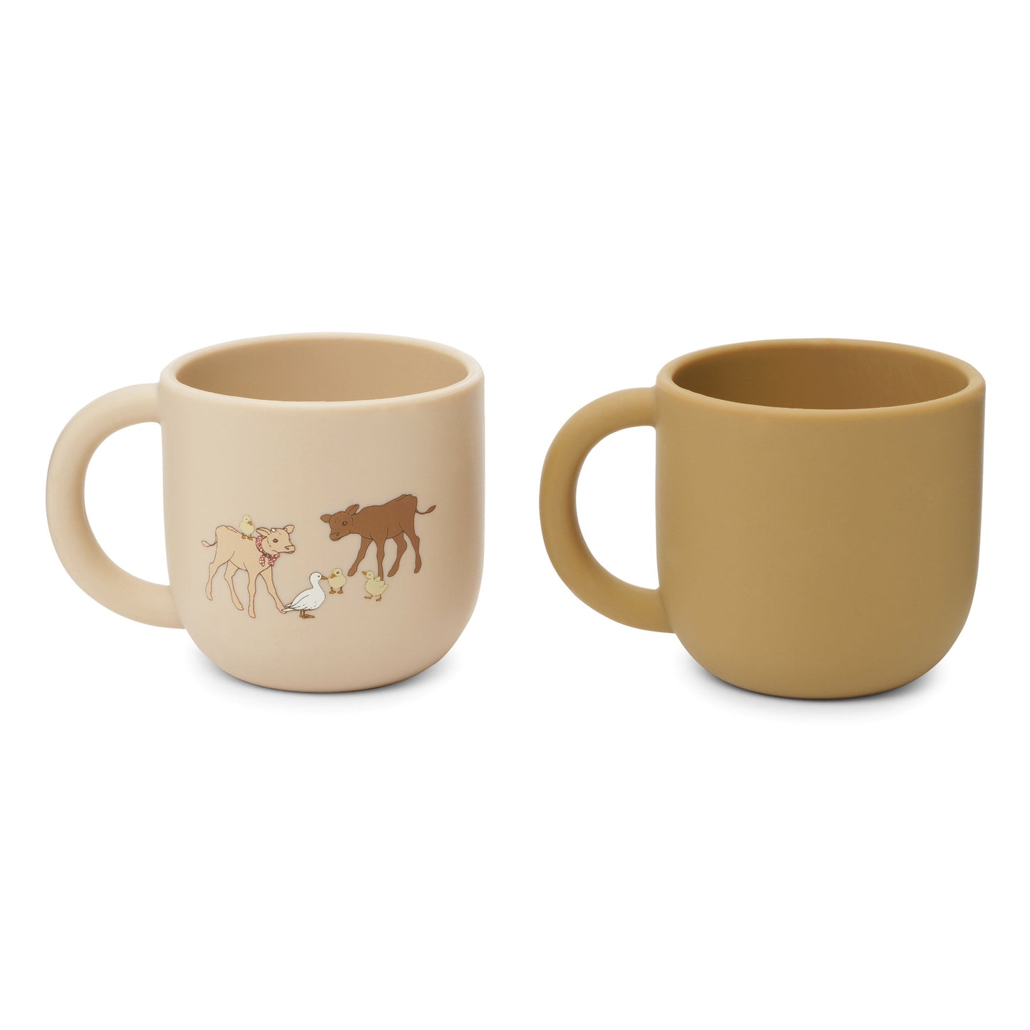 2 Pack Silicone Cup Set, Farm
