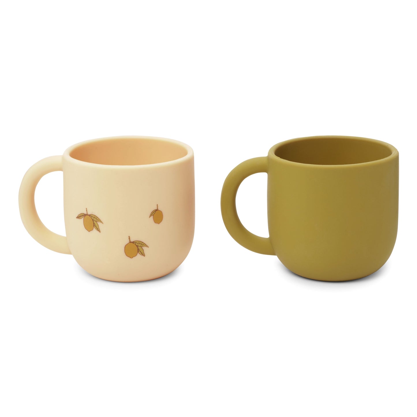 2 Pack Silicone Cup Set, Lemon