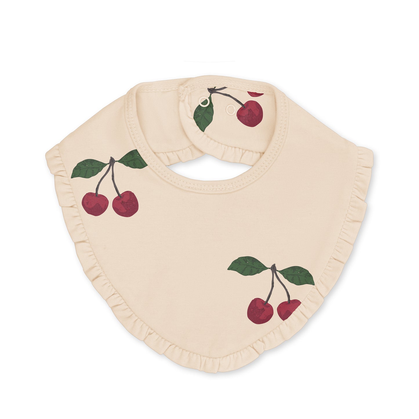 Basic 2 Pack Frill Bib, Ma Grande Cerise