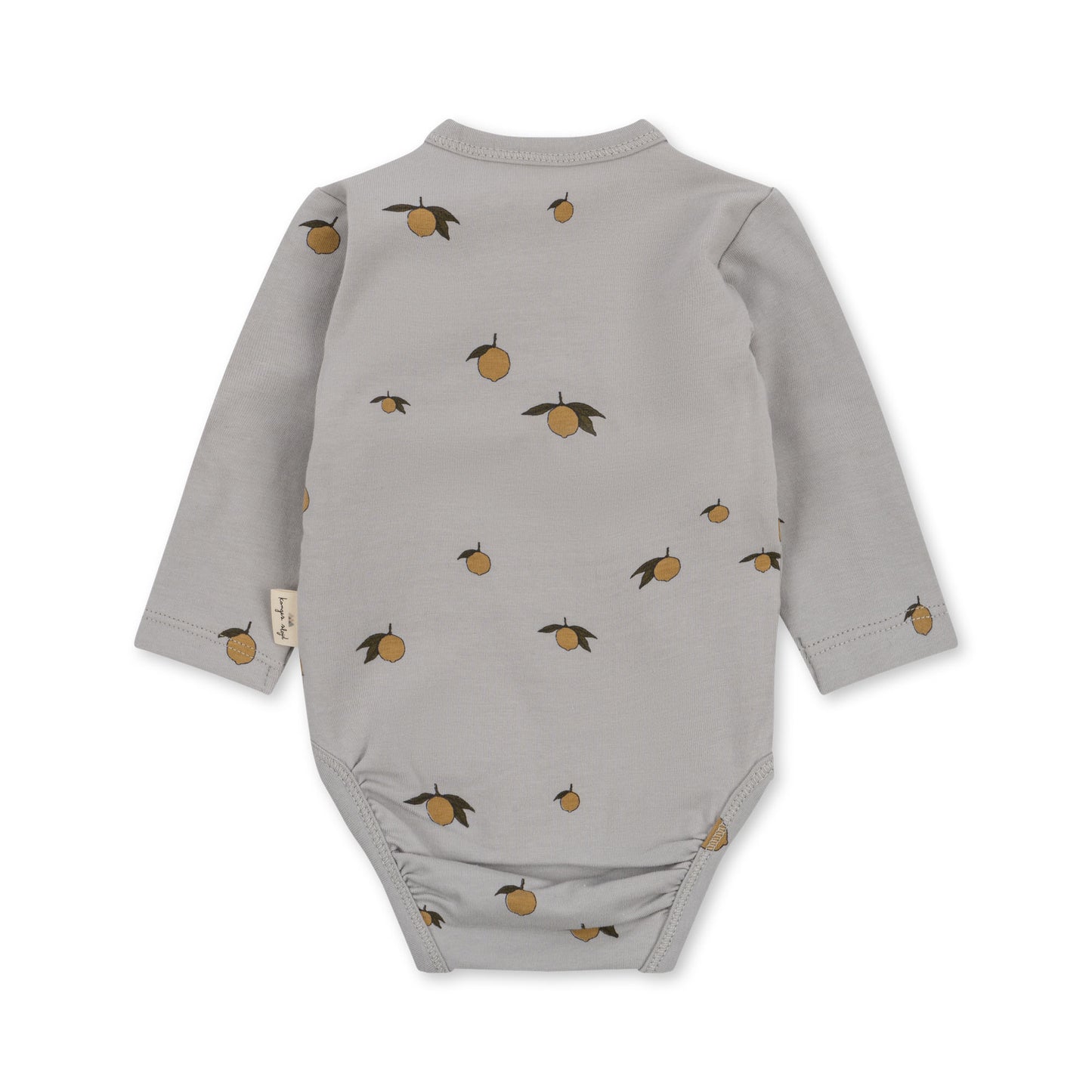 Basic Newborn Organic Bodysuit, Lemon Harbor