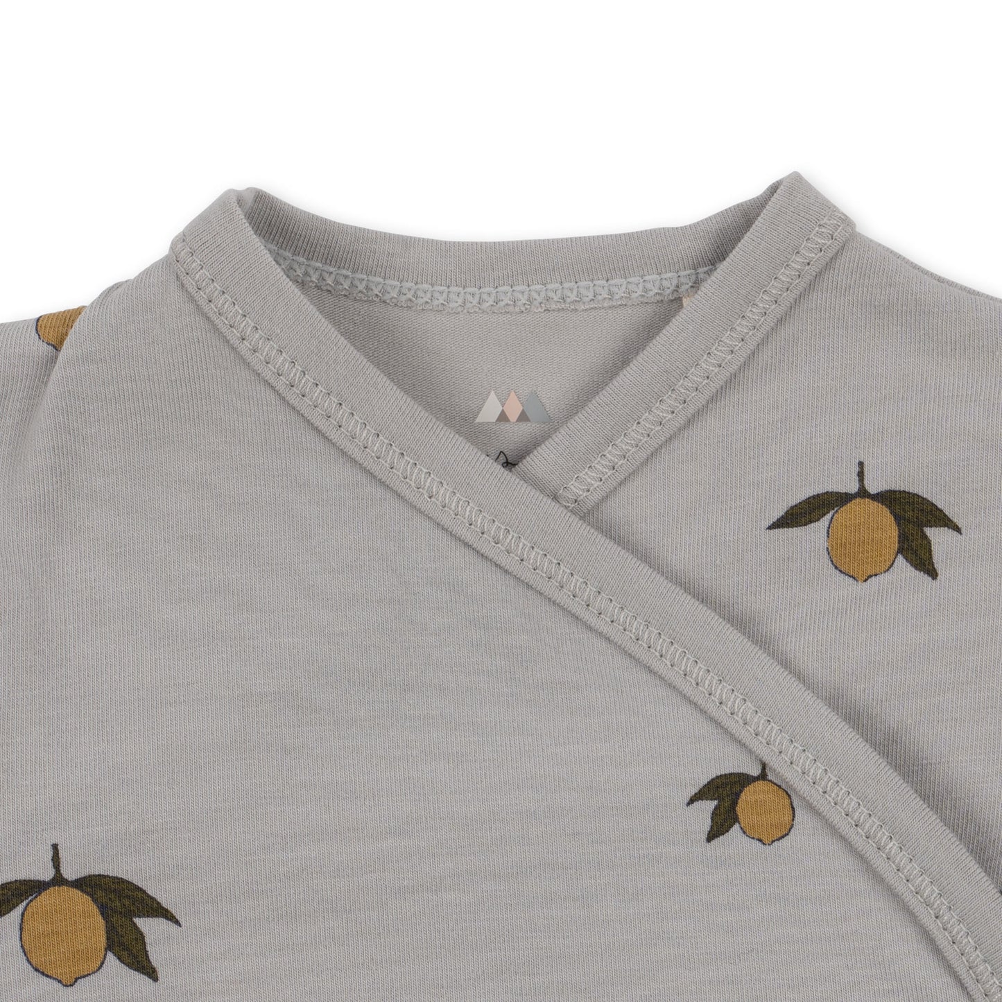 Basic Newborn Organic Bodysuit, Lemon Harbor