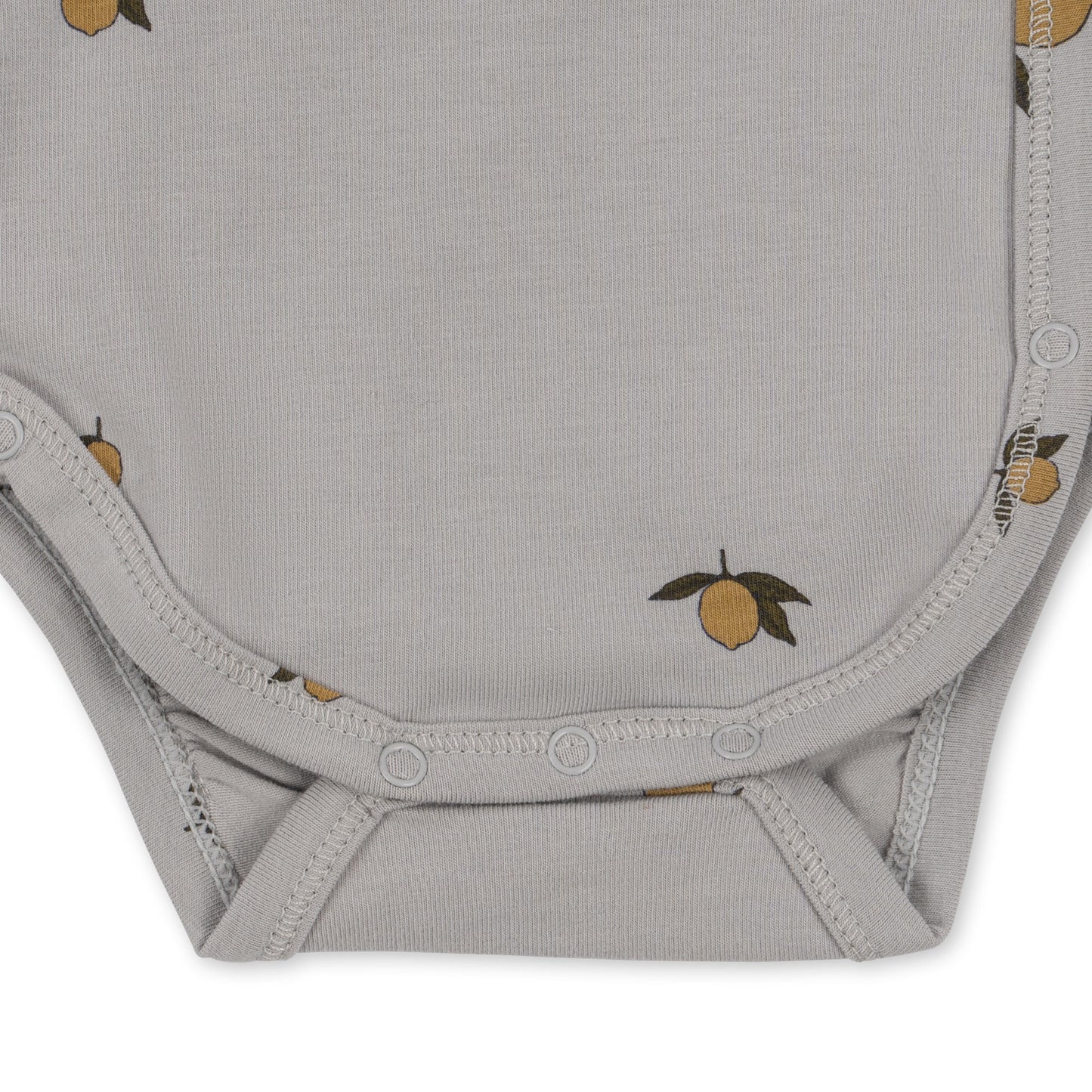 Basic Newborn Organic Bodysuit, Lemon Harbor