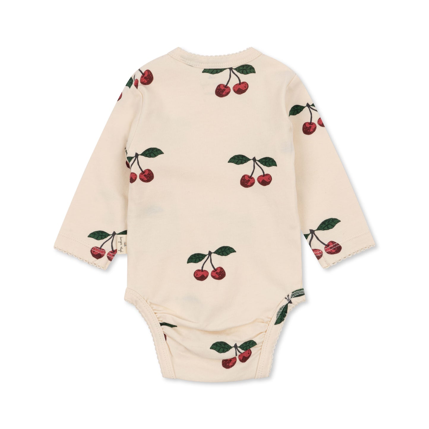 Basic Newborn Organic Bodysuit, Ma Grande Cerise
