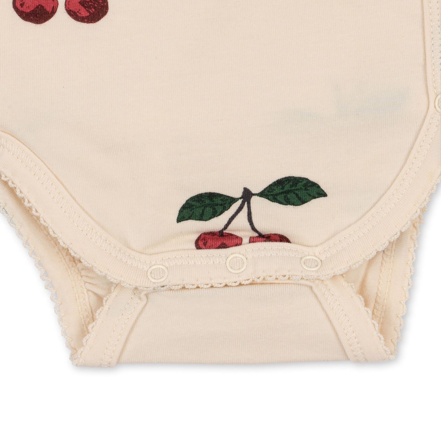 Basic Newborn Organic Bodysuit, Ma Grande Cerise