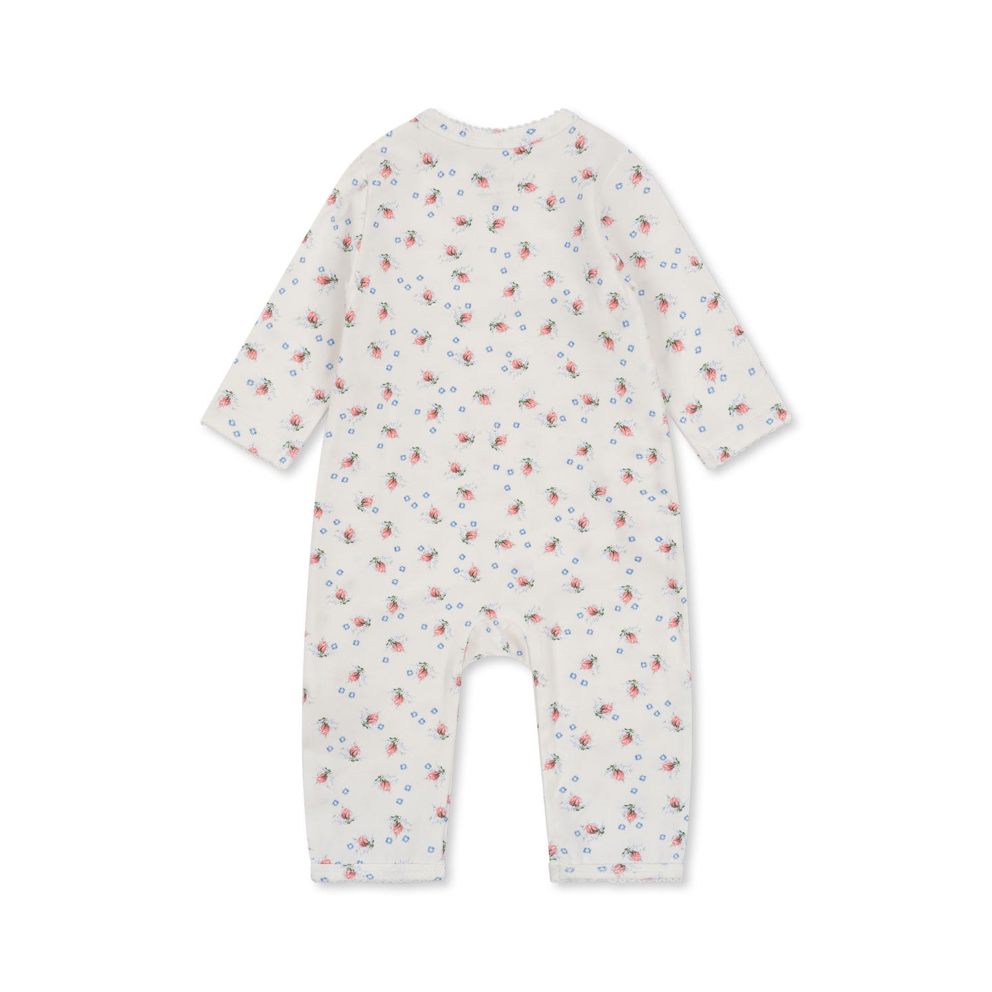 Newborn Organic Onesie, Brise De Ete White