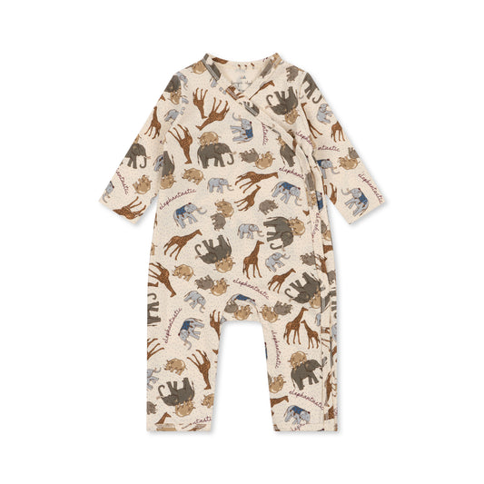 Newborn Organic Onesie, Elephantastic