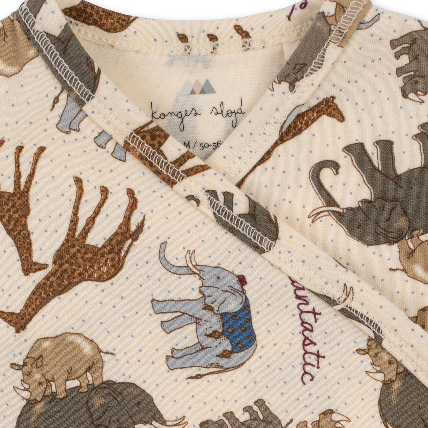Newborn Organic Onesie, Elephantastic
