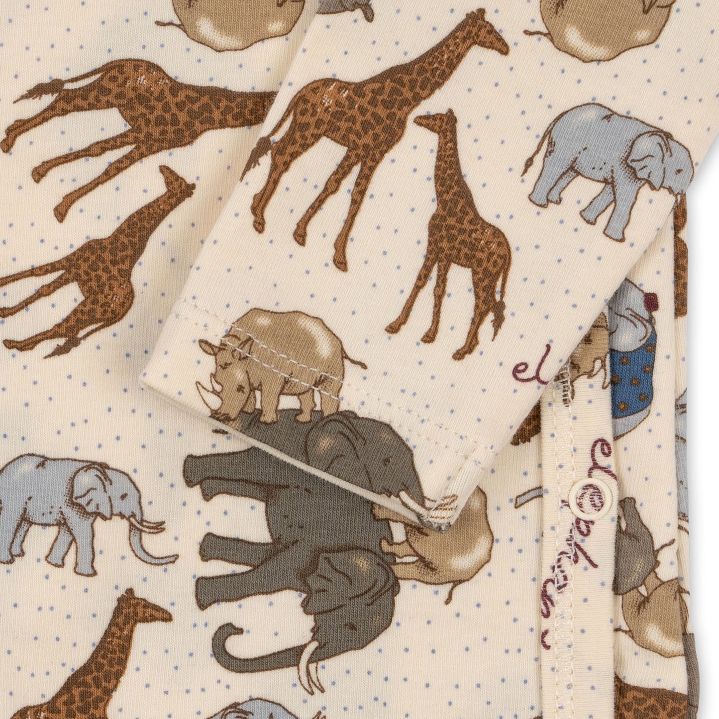 Newborn Organic Onesie, Elephantastic