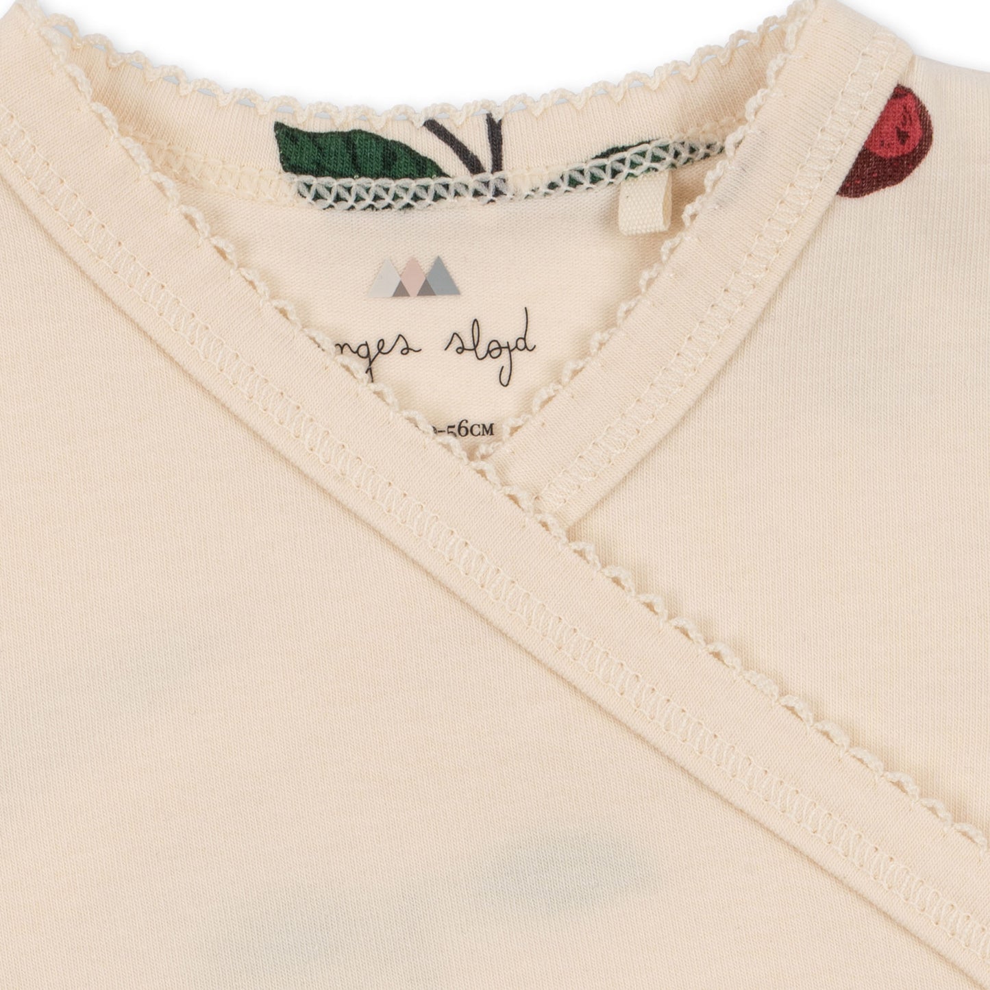 Newborn Organic Onesie, Ma Grande Cerise