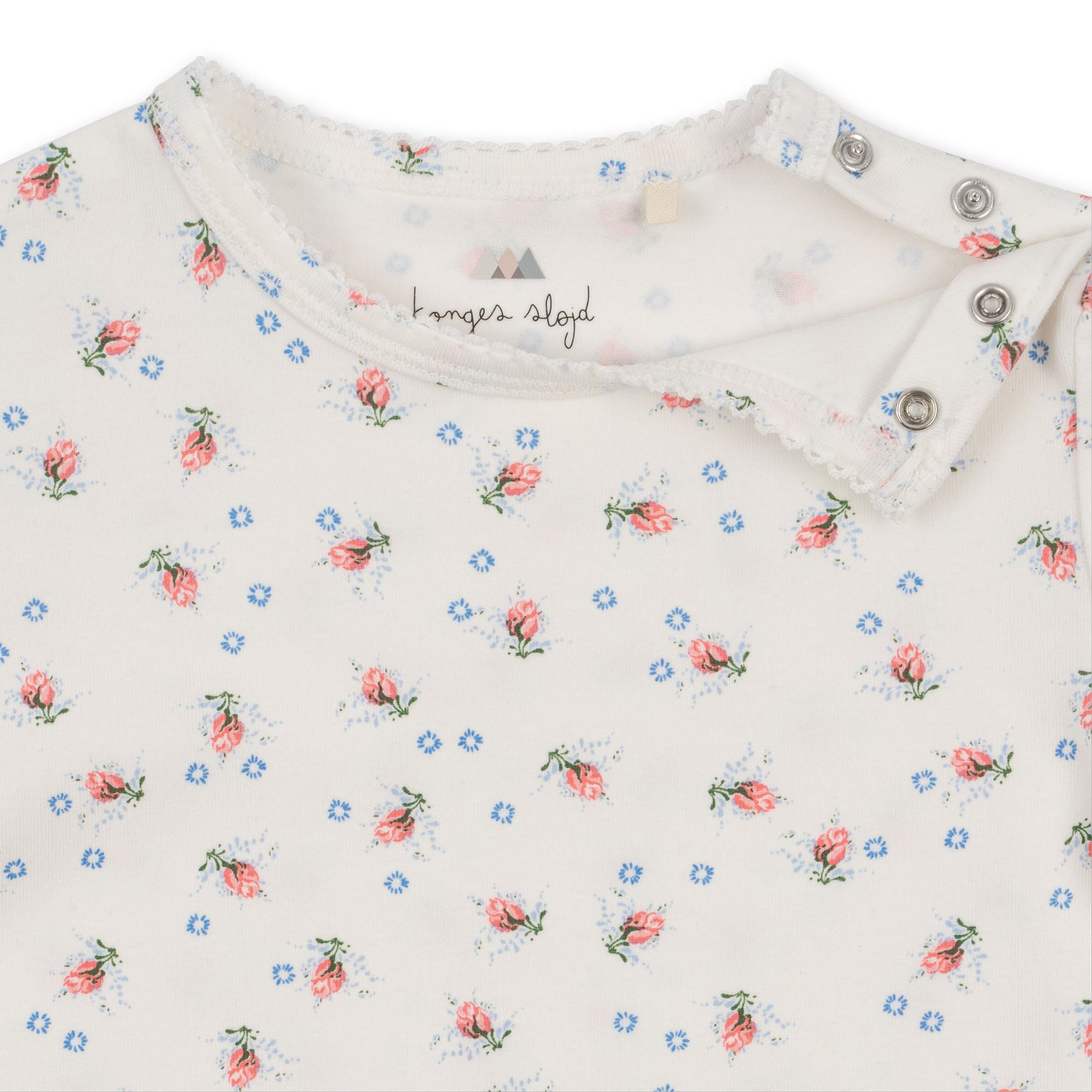 Organic Onesie, Brise De Ete White