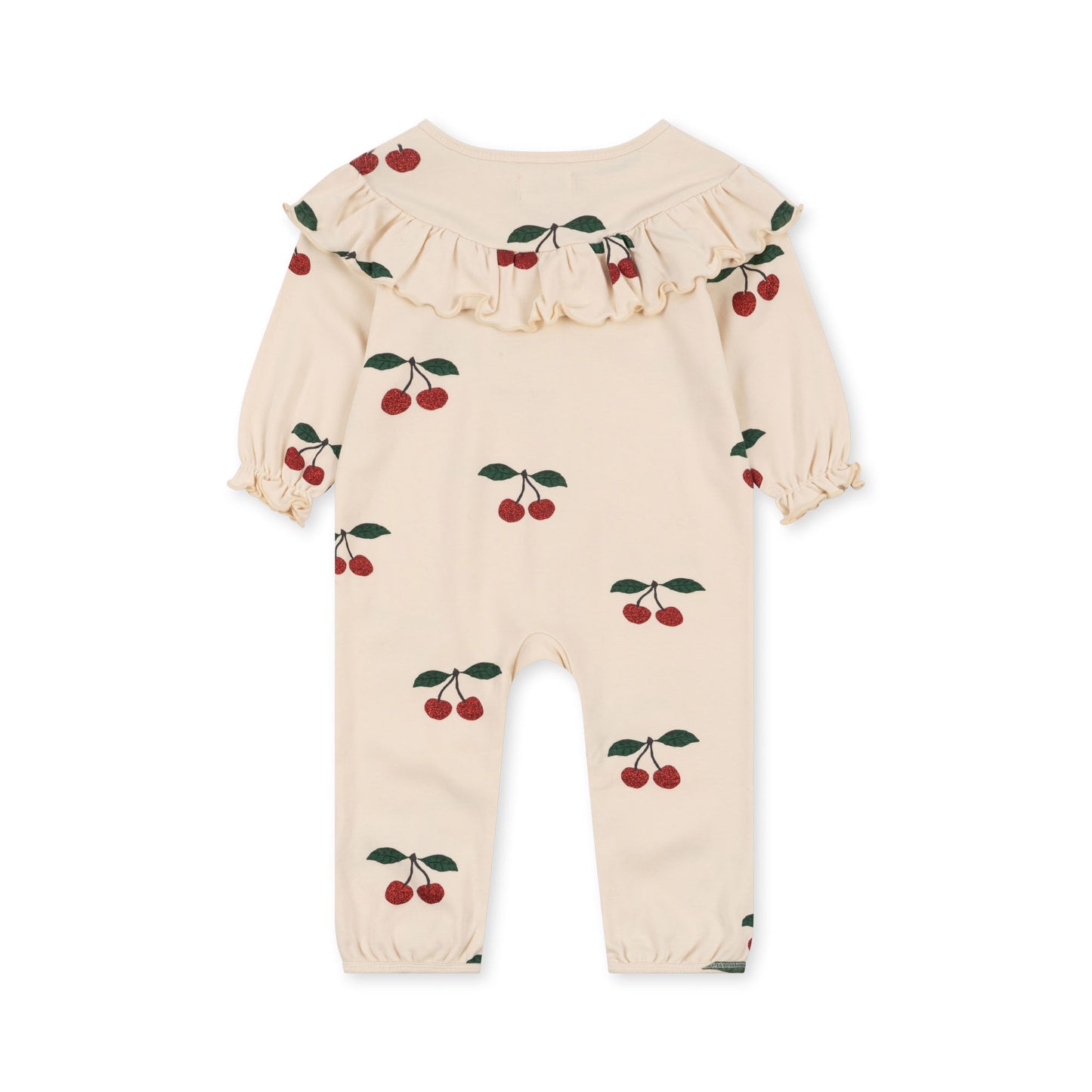 Malli Glitter Romper, Ma Grade Cerise Glitter