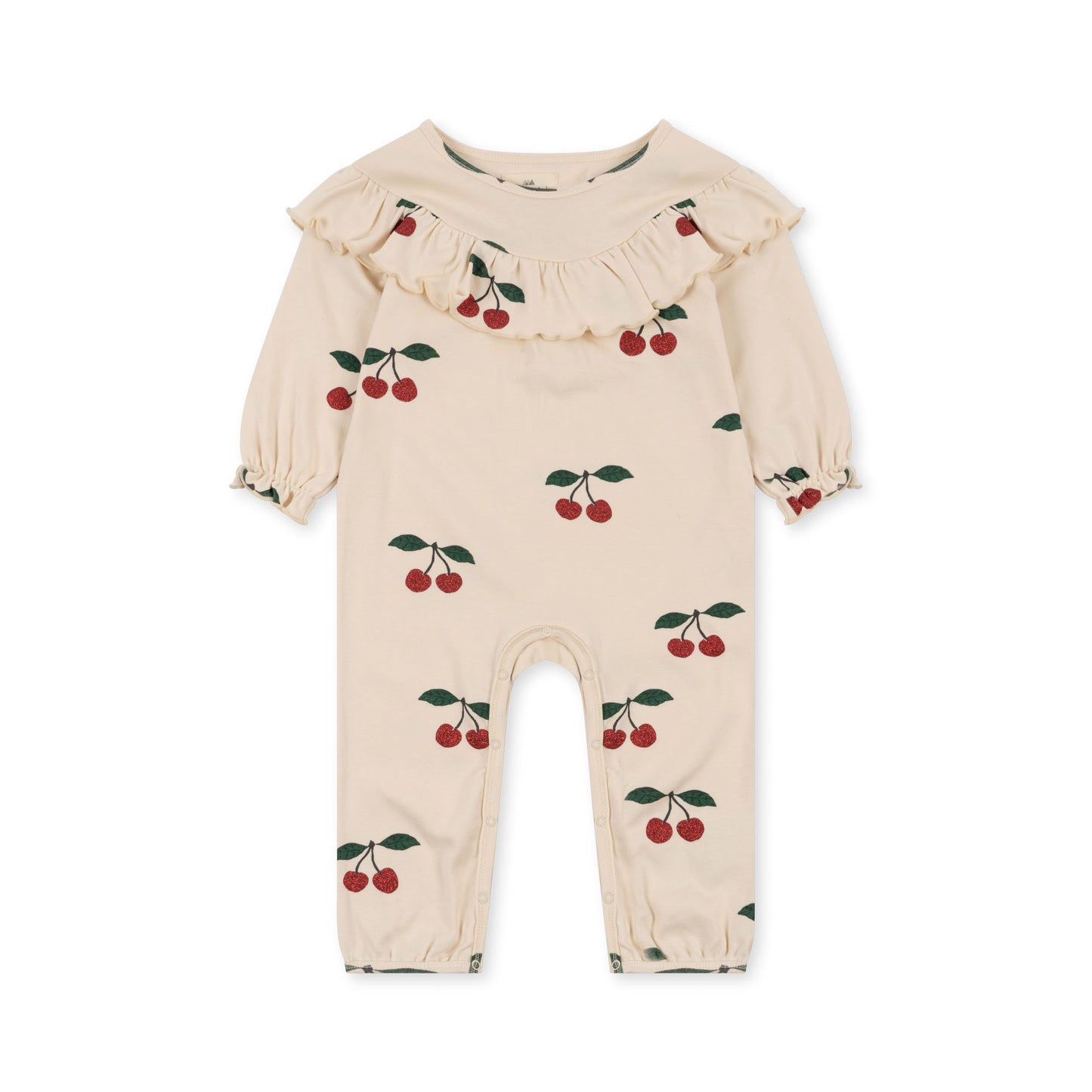 Malli Glitter Romper, Ma Grade Cerise Glitter