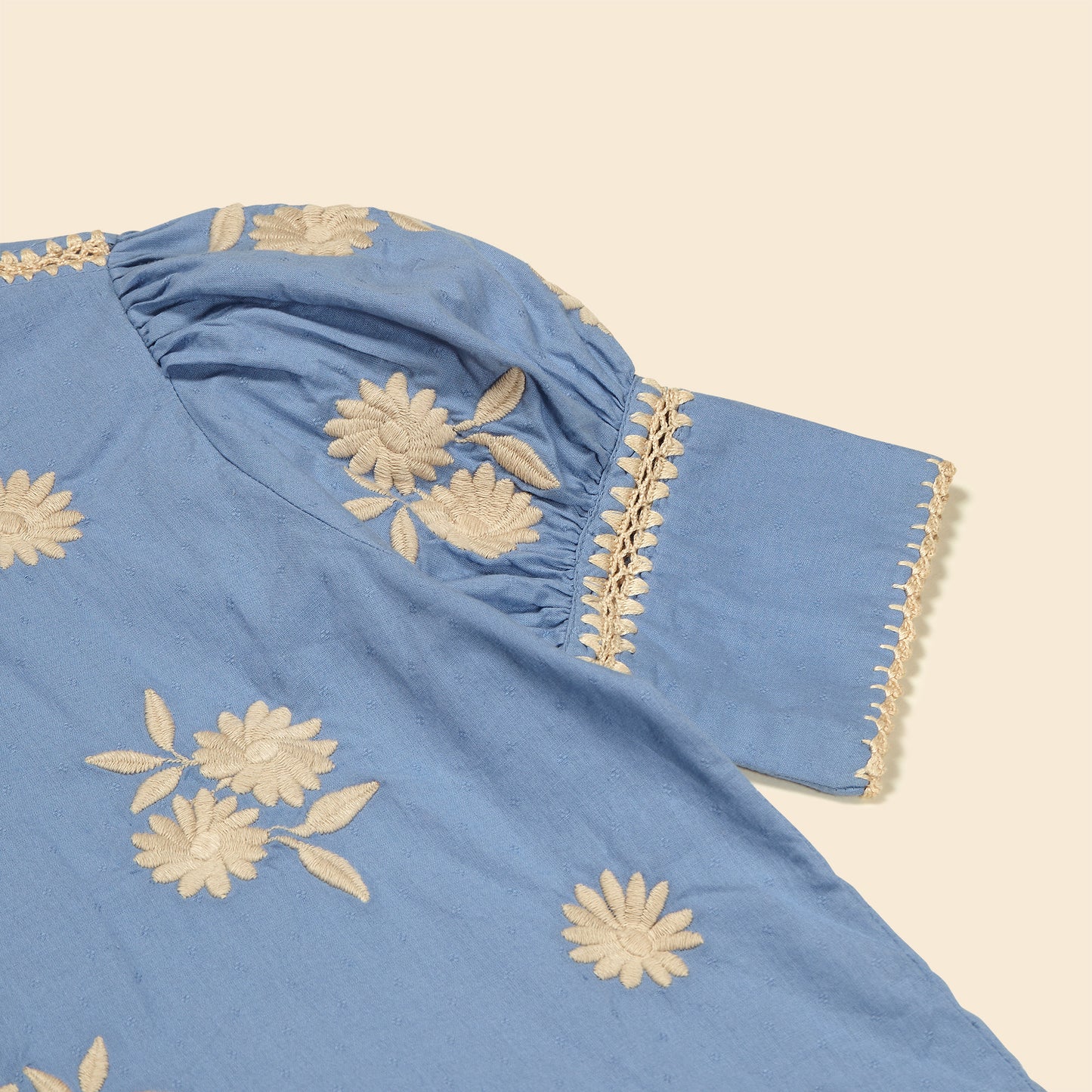 Loretta Short Set, Cornflower