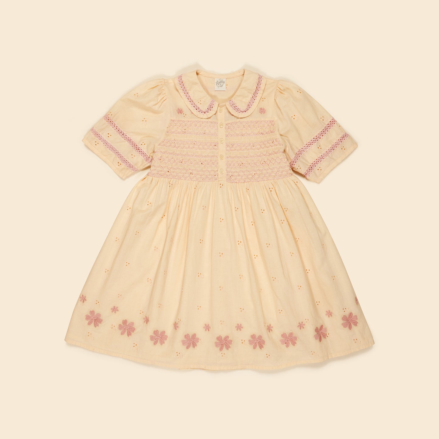 Lucie Dress, Milk Broderie