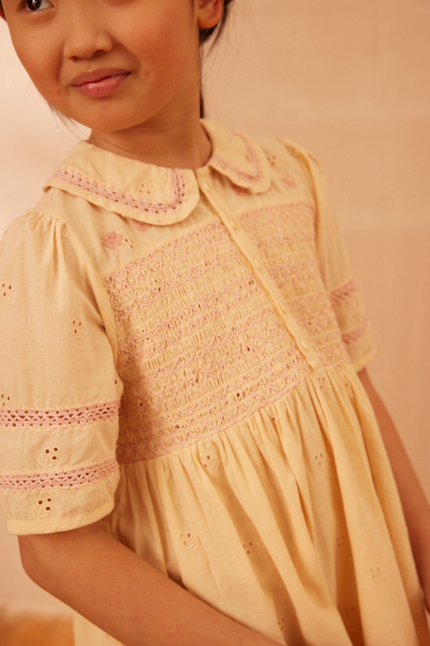 Lucie Dress, Milk Broderie
