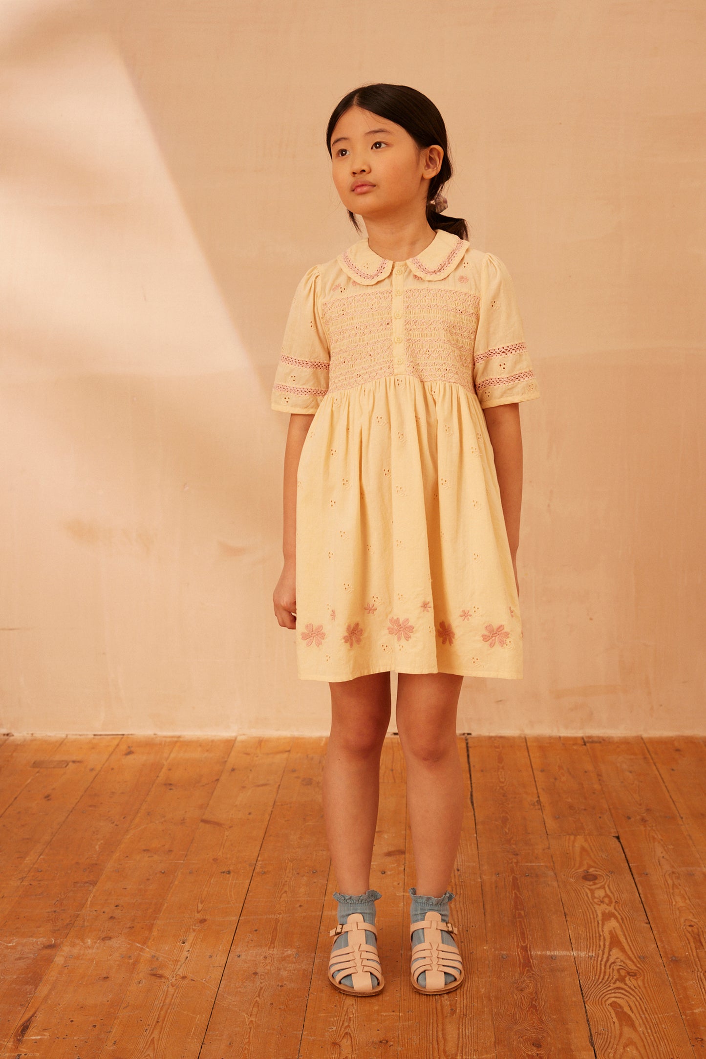 Lucie Dress, Milk Broderie
