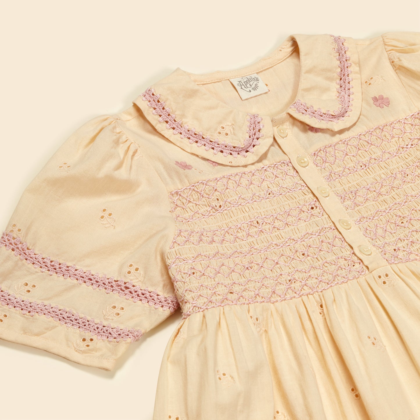 Lucie Dress, Milk Broderie