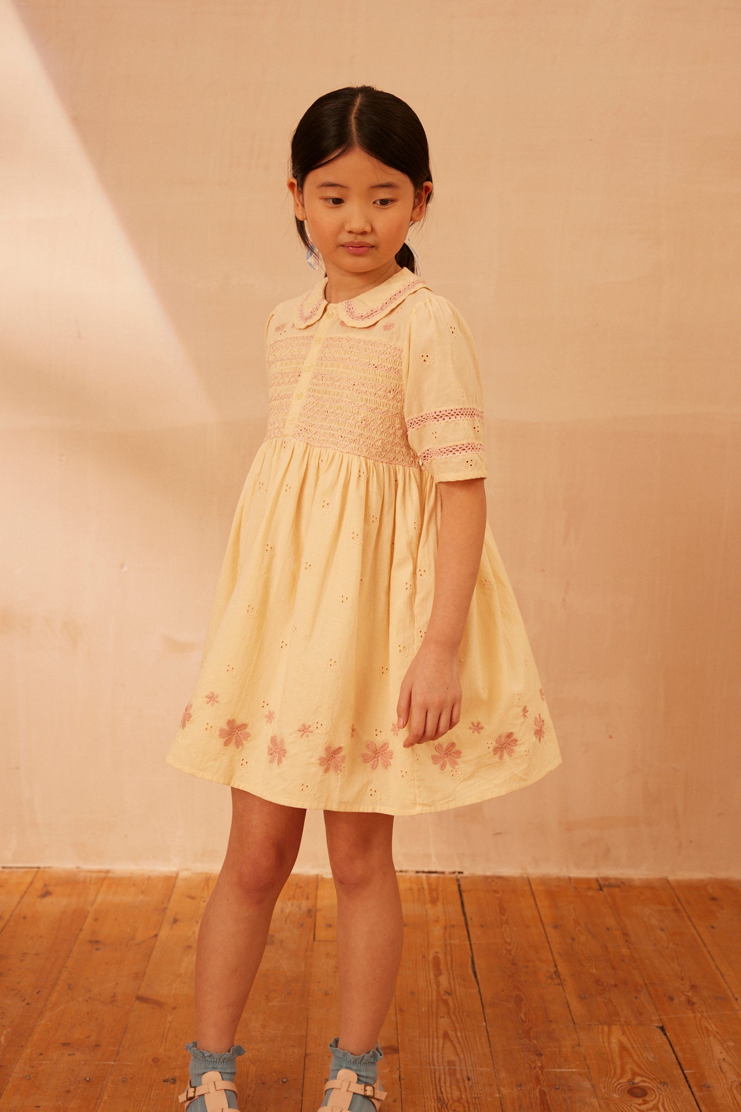 Lucie Dress, Milk Broderie