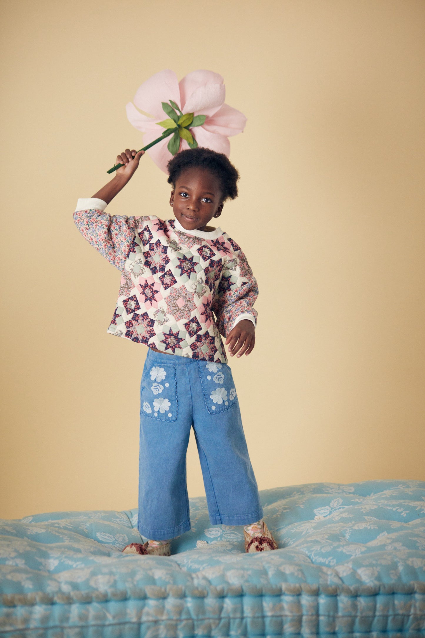Flofi Pants, Stone Blue