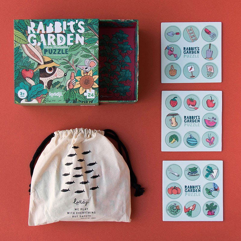 Londji Rabbit's Garden Puzzle