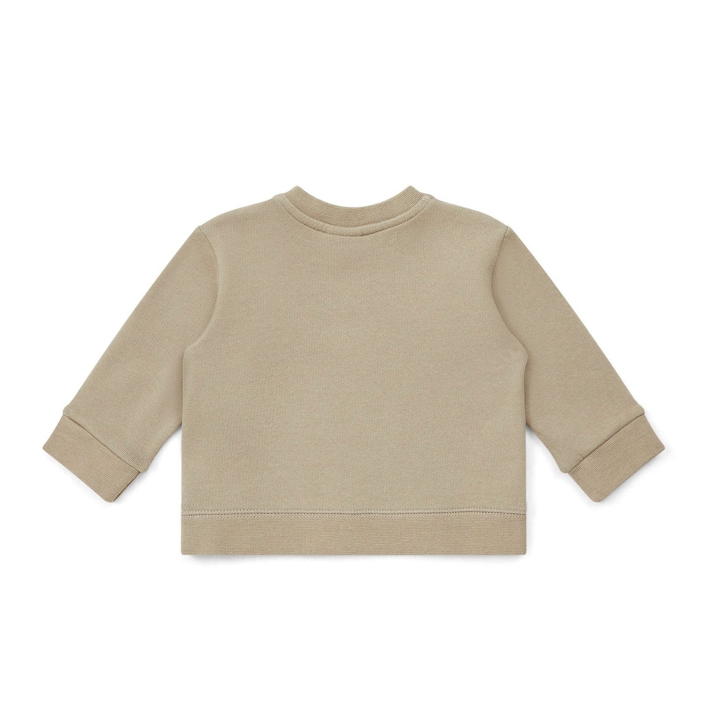 Slow Vibes Baby Organic Fleece Sweatshirt, Cobblestone