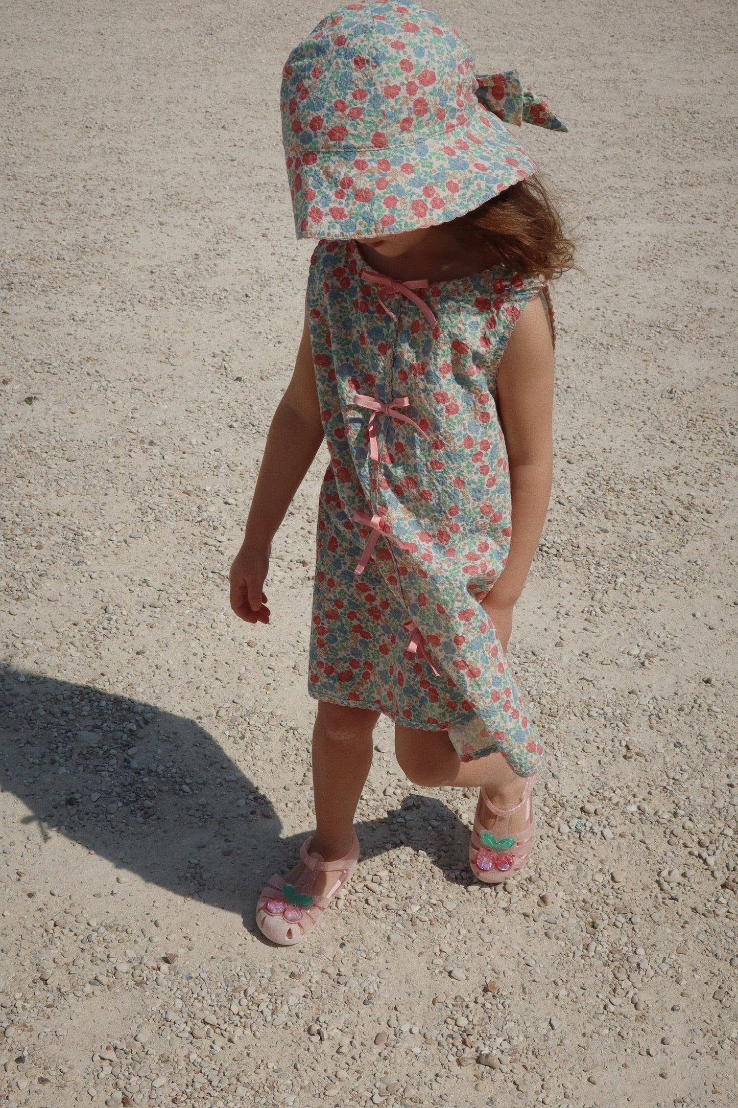 Elin Bow Dress GOTS, Fiola
