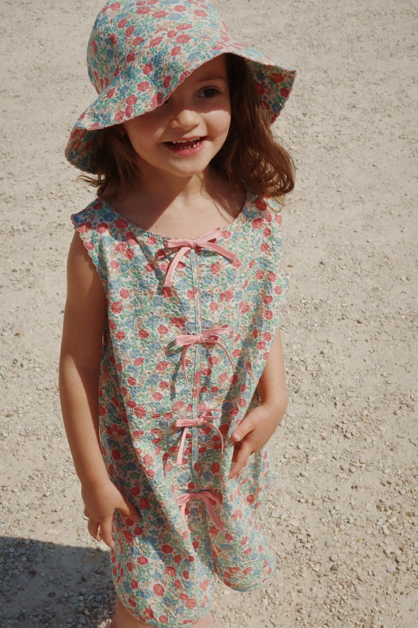 Elin Bow Dress GOTS, Fiola