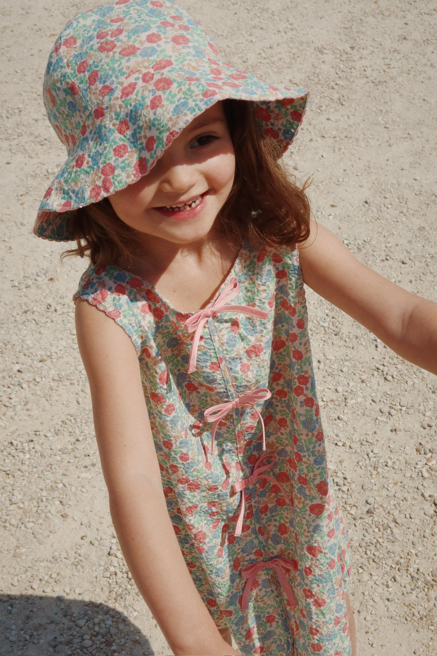Elin Bow Dress GOTS, Fiola
