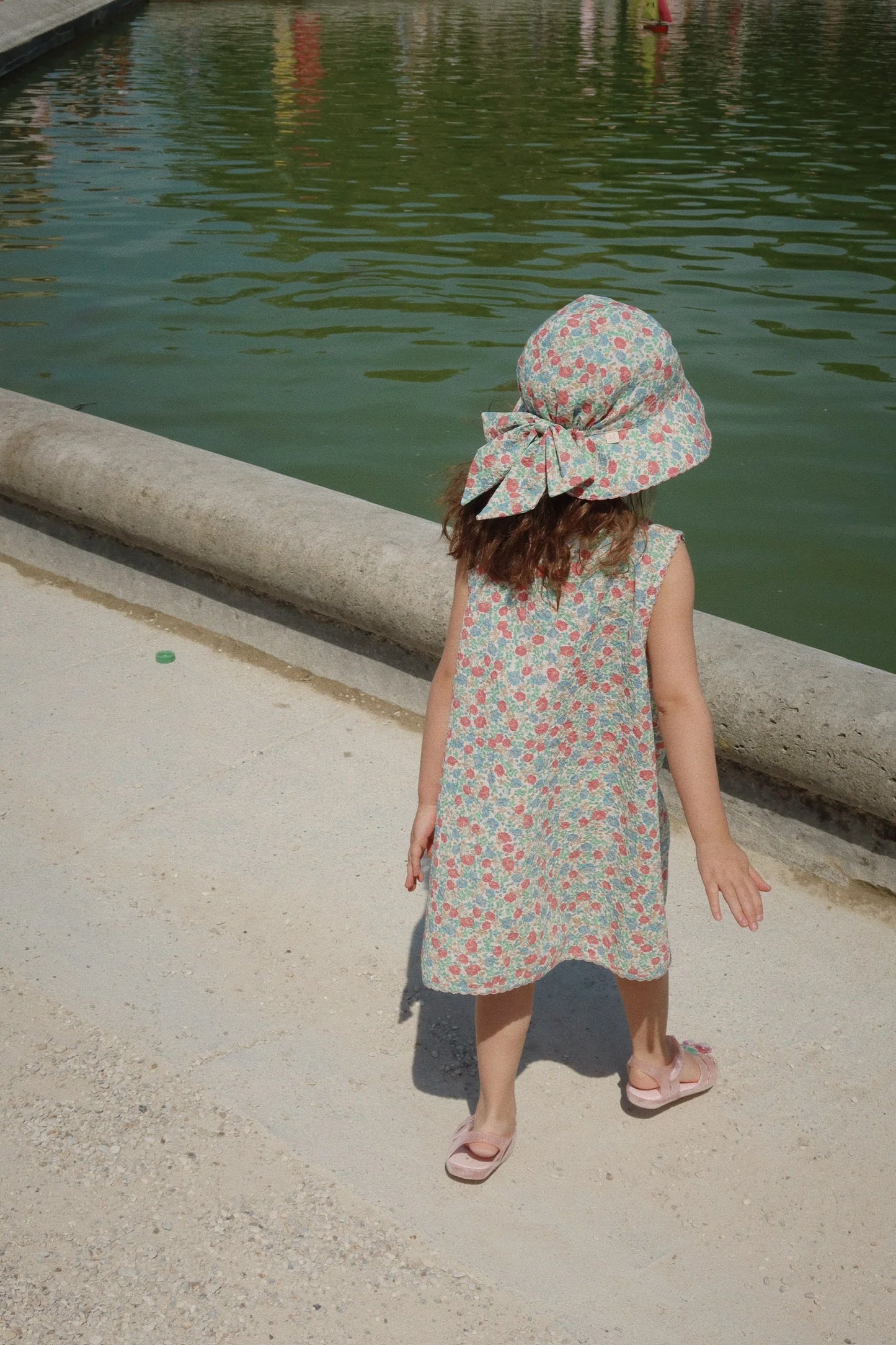 Elin Bow Dress GOTS, Fiola