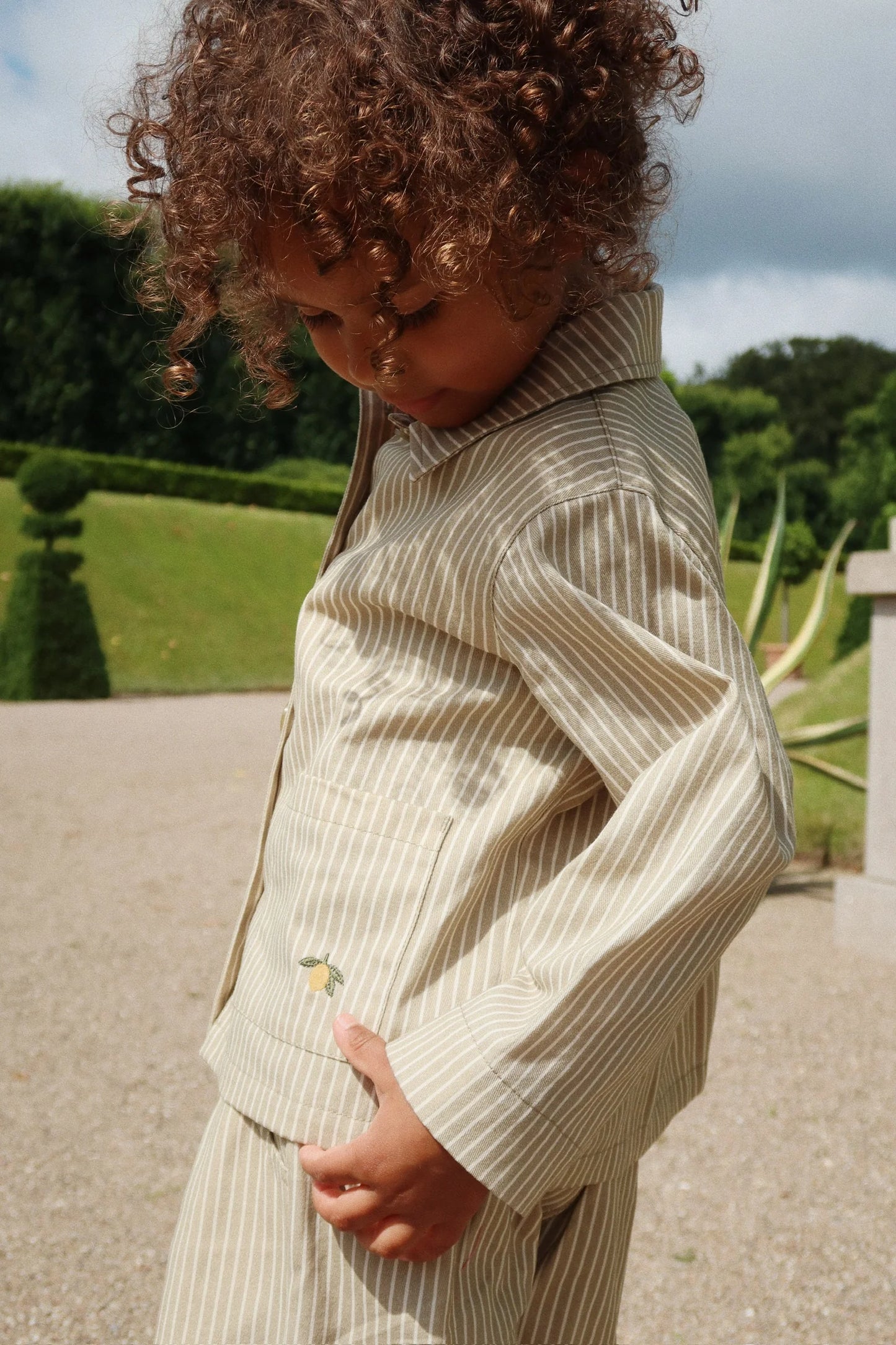 Frankie Over Shirt, Tea Stripe
