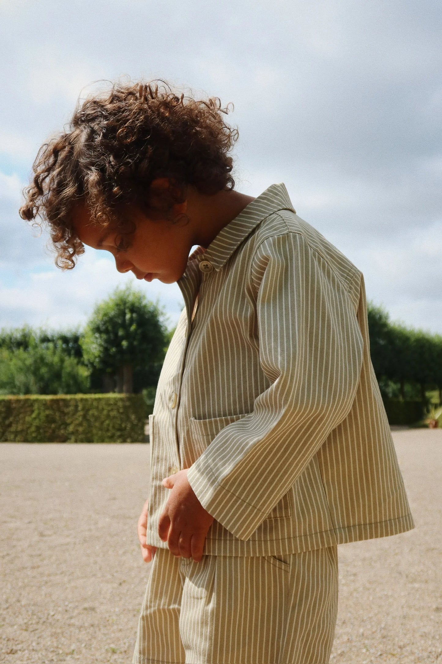 Frankie Over Shirt, Tea Stripe