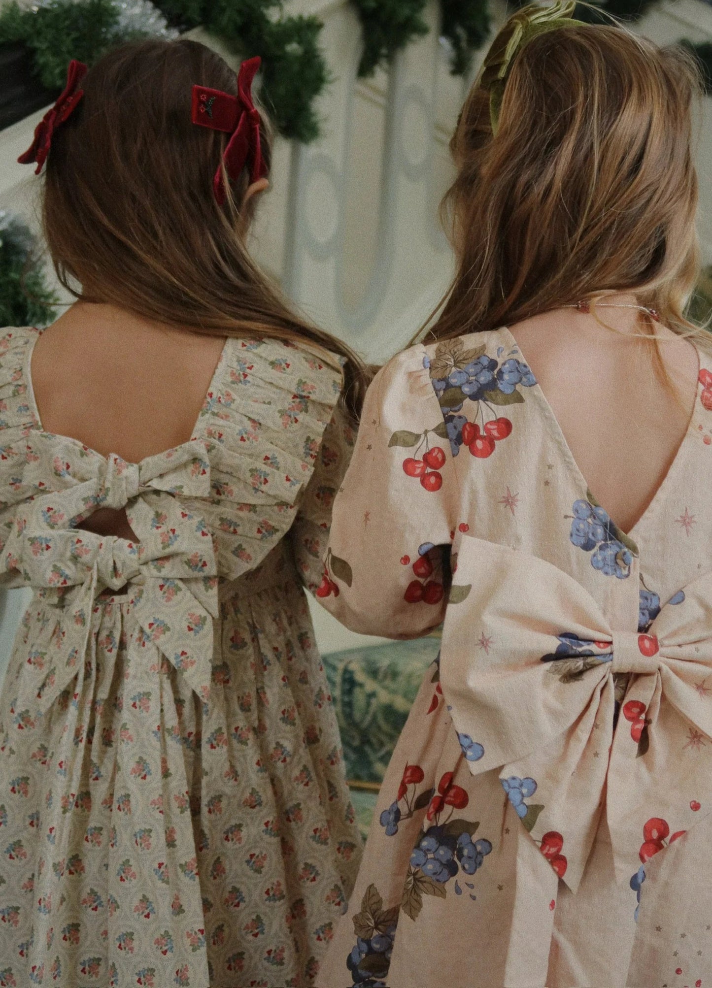 Avi LS Bow Dress GOTS, Cremona