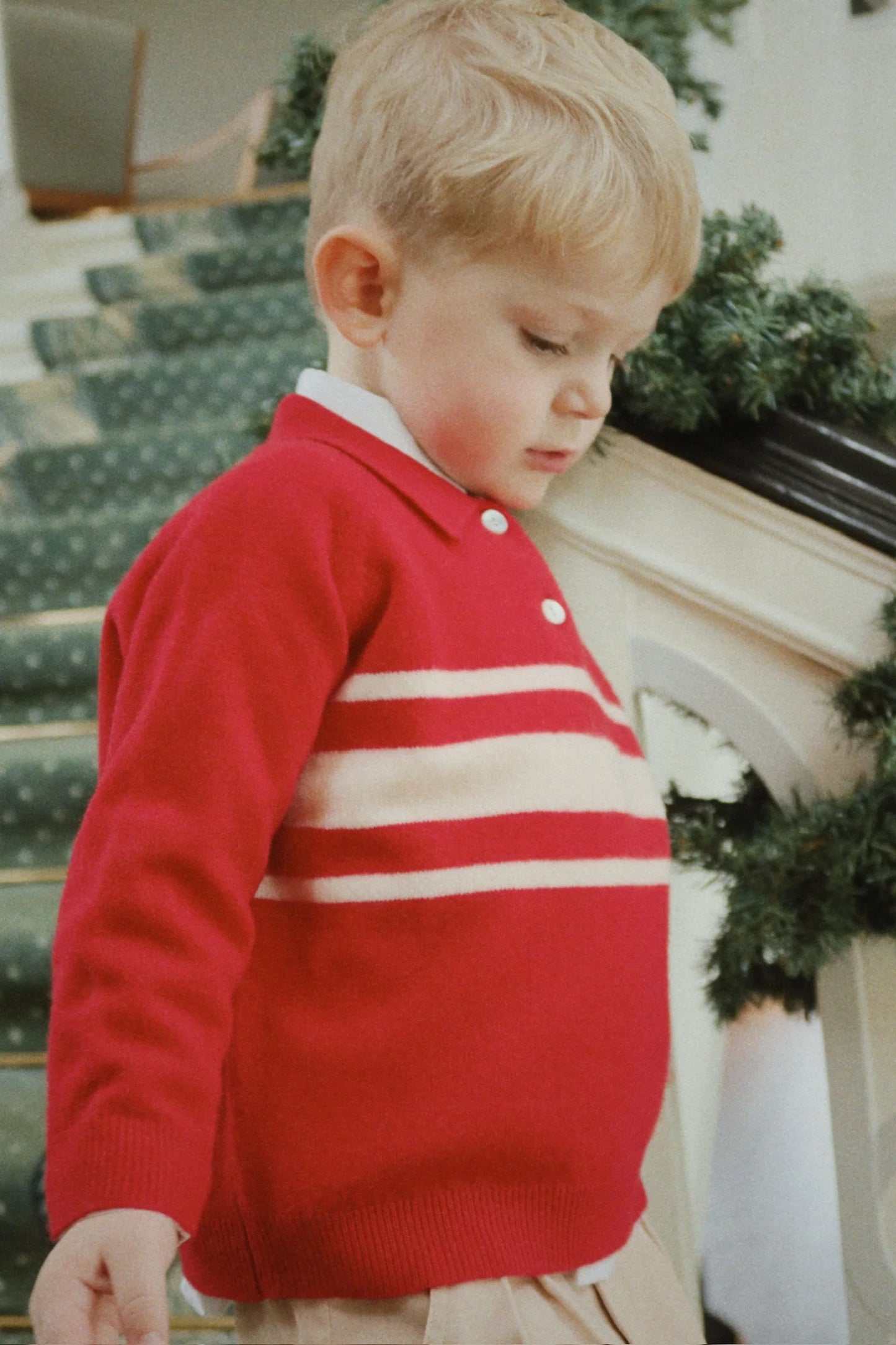 Basi Polo GOTS, Red