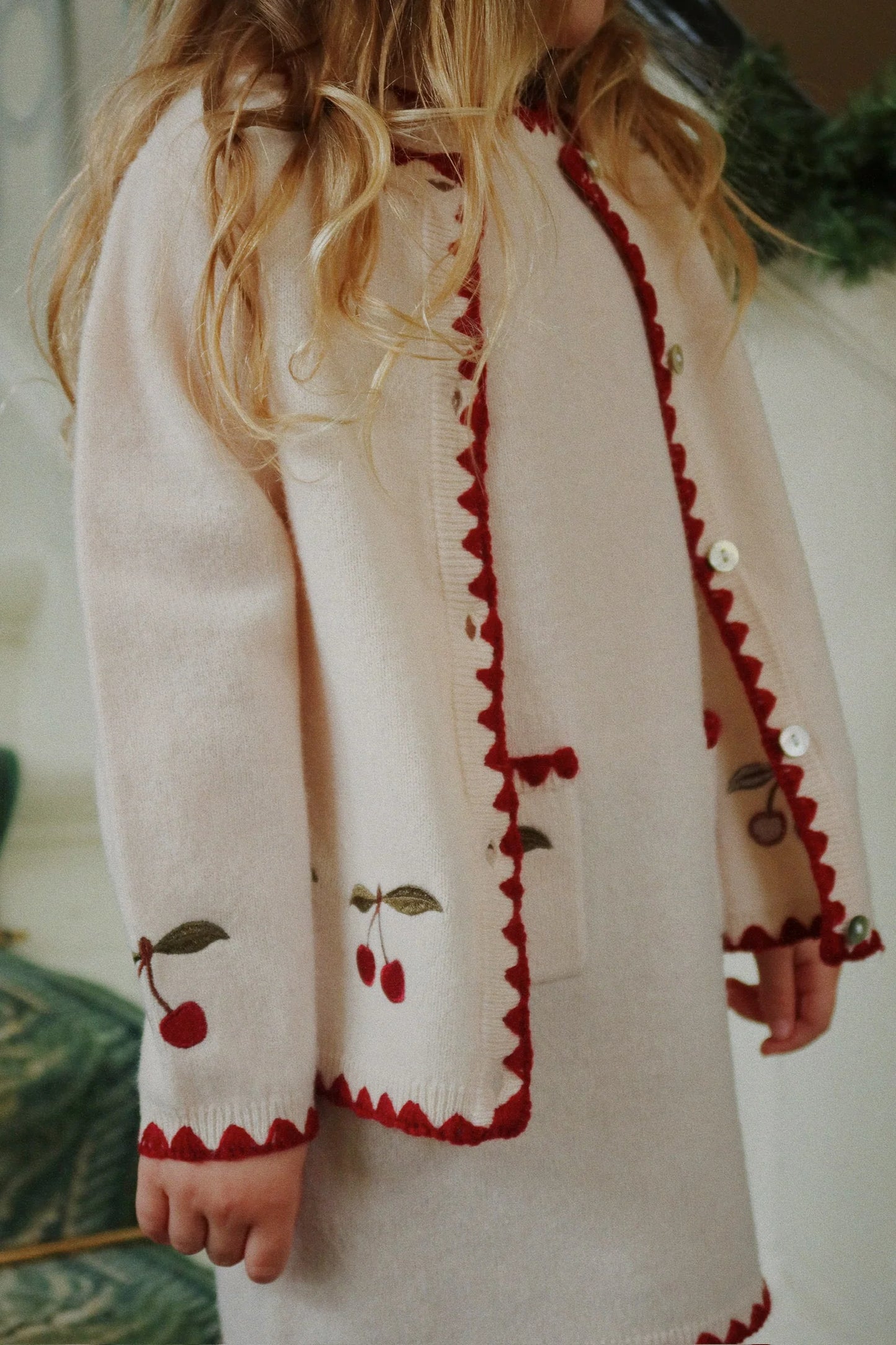 Collette Dress GOTS, Off White