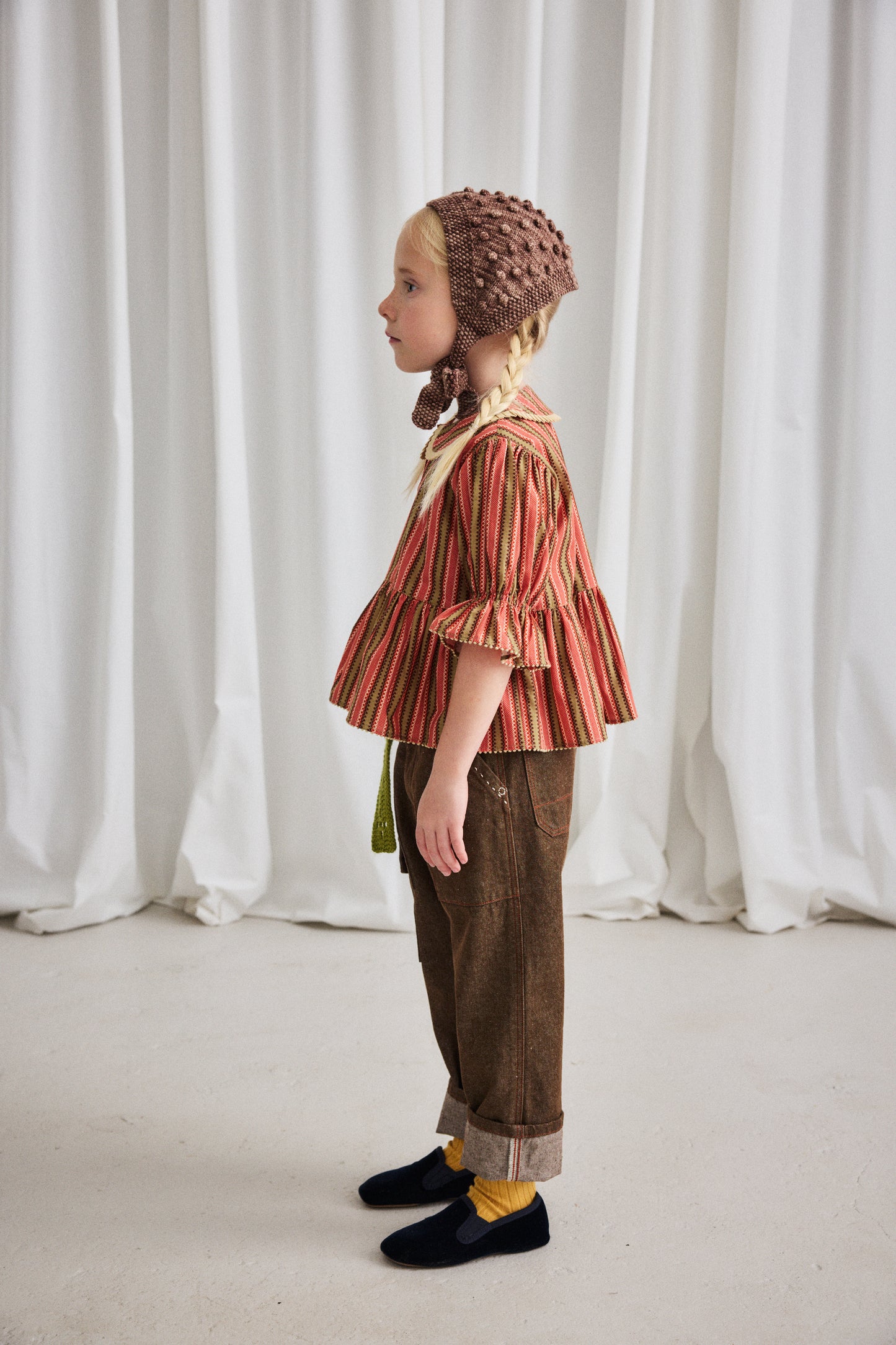 Esther Top, Linden Vaquero Stripe