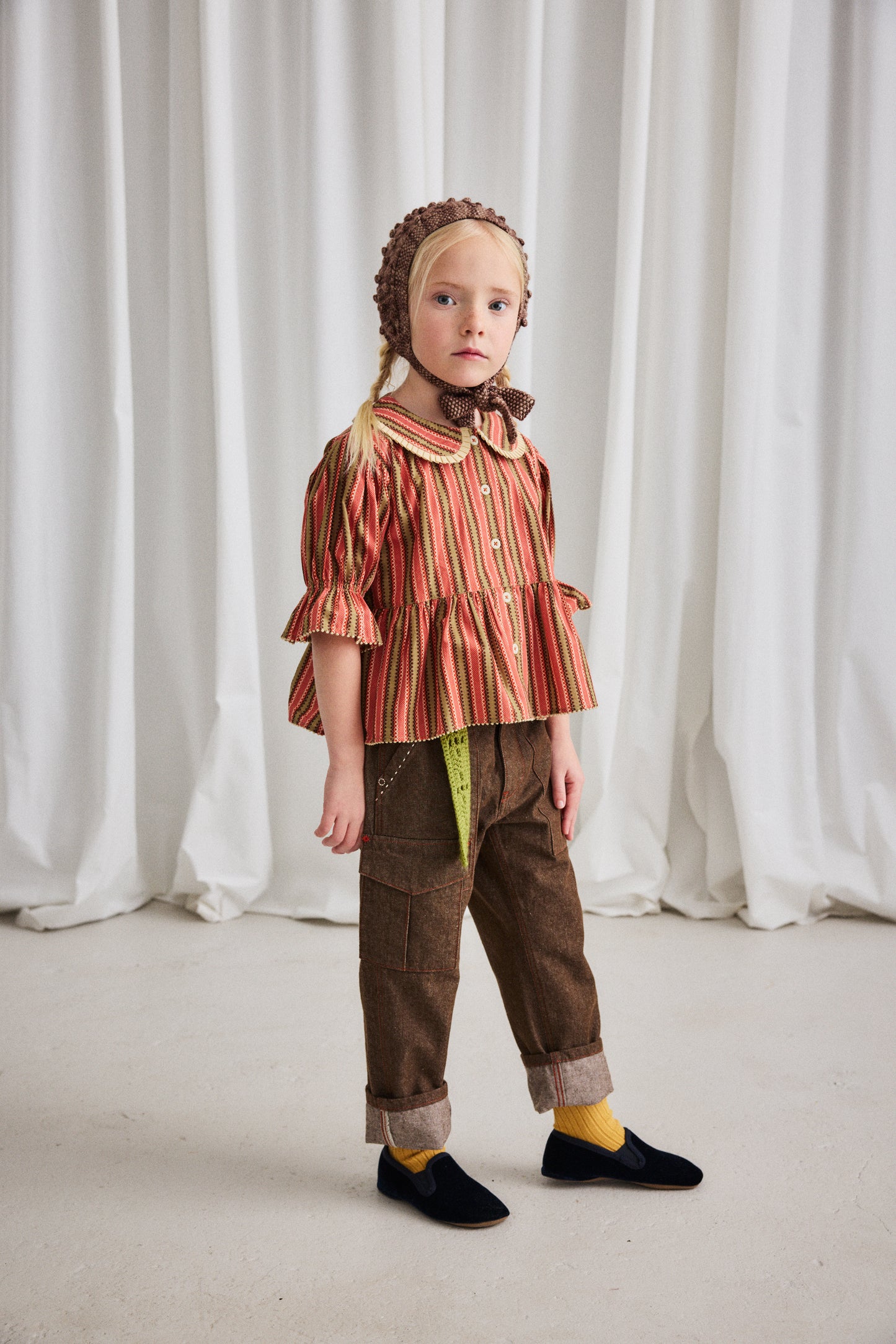 Esther Top, Linden Vaquero Stripe